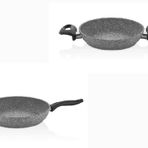 Falez Granit Tava 28 cm ve 20 cm Sahan Seti
