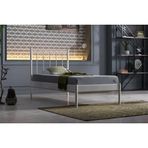 Falez St Metal Karyola, Beyaz, 90X190