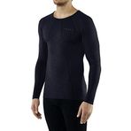 FALKE Erkek Erkek Yün-Tech Longsleeved Shirt Sportunterwaesche S Mavi