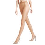 Falke Külotlu çorap ipek pürüzsüzlüğü 15 denye beden S-XXL kadın siyah ten rengi daha fazla renk güçlendirilmiş ince külotlu çorap desensiz şeffaf, yırtılmaz ve parlak 1 adet Beige (Powder 4169) M-L