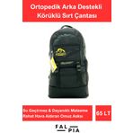 Falpia Ortopedik Su Geçirmez Konfor Modeli Fermuarlı Büyük Boy Çok Gözlü Bölmeli Kamp Outdoor Sırt Çantası
