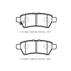 FAM Nissan Pathfinder 05/09 Arka Fren Balatası (Disk) (110.6x40.8x16)(daıwa)