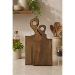fam wood art Doğal Ahşap 2'li Kesme Sunum Doğrama Tahtası,Servis Tabağı%100 Çam Ağacı