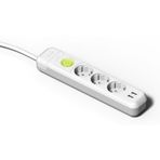 Famatel 2633-MS Akım Korumalı USB+TYPE C 3'lü 1.5 mt Grup Priz
