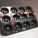 FAME KITCHEN 12li Teflon Kaplı Borulu Muffin Kek Kalıbı