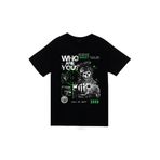 fame-stoned Call Of Duty - Ghost - Simon Riley - Oyun Baskılı Unisex %100 Pamuk Siyah T-shirt