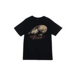fame-stoned Led Zeppelin Baskılı Unisex %100 Pamuk Siyah T-shirt