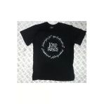 Fame-Stoned Yüzüklerin Efendisi Baskılı Unisex %100 Pamuk Siyah T-Shirt