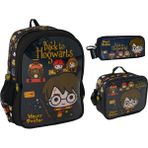 Famebag Famebag-Harry Potter Ilk ve Ortaöğretim Okul Çantası-Beslenme ve Kalem Çantası Seti