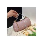 Famels Kadın İthal Simli Pembe Abiye Çanta Zirkon Taşlı Abiye Şık Çanta Zarif Bir Tasarımdır