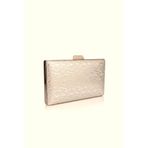 Famels Kadın Yeni Model Altın Abiye Clutch Portföy El Gece Düğün Nişan Abiye Çantası