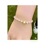 FAMEMUS ACCESSORY 0040789 Kalpli Pembe Doğal Taş Bileklik