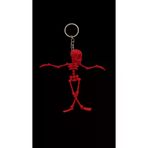 FAMEMUS ACCESSORY 0050055 Iskelet Tasarım Dekoratif Anahtarlık Iskelet Araç Süsü Kırmızı Renk
