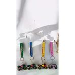FAMEMUS ACCESSORY 0081841 4 Lü Superheroes Temalı Renkli Motosiklet Anahtarlık Hediyelik Çanta Araba Aksesuar