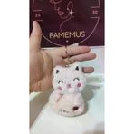 FAMEMUS ACCESSORY 21343567 Sevimli Peluş Ayıcık Anahtarlık Boyut 13 Cm
