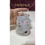FAMEMUS ACCESSORY 243546578 Sevimli Peluş Ayıcık Anahtarlık Boyut 13 Cm