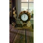 FAMEMUS ACCESSORY 32423rewer Ahsap Dekaratif Masa Ve Ofis Süs Biblo Saathediyelik Ürün Boyut: 20Cm*17Cm