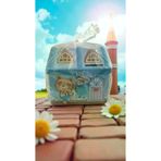 FAMEMUS ACCESSORY 456321 Ev Şeklinde Metal Kilitli Kumbara 1 Adet