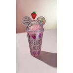 Famemus Accessory Kulaklı Meyve Temalı Pipetli Bardak Matara