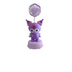 FAMEMUS ACCESSORY Kuromi Temalı Masa Üstü Vantilatör Hediyelik Eşya Mor Renk