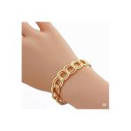 Famemus Accessory Sevgililer Ve Özel Günlere Özel Zincir Model Gold Kadın Bileklik