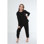 FAMES PİJAMA Çocuk Harvard Fitilli İnterlok Kışlık Pijama Takımı. 5 6 7 8 9 10 YAŞ