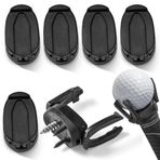 Famgee Katlanabilir Plastik Golf Topu Pick Up Retriever Kapmak Pençe Vantuz Enayi Aksesuarları Golf Topu Seçici Üst Golfçü Geri Koruyucu Aracı Atıcı Kavrama 6 Paket