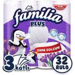 Familia 1'li Plus Parfümlü Tuvalet Kağıdı 32'li (Sihirli Çiçekler Kokulu) 32'li Parfümlü 3 Katlı - Altın