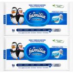 Familia Maxi Hijyen Kabartma Doku Plastik Kapaklı 96 Yaprak Yüzey Temizlik Havlusu