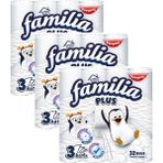 Familia Plus 3 Katlı Tuvalet Kağıdı 32 Rulo Ekstra Dayanıklı ve Ultra Yumuşak Paket