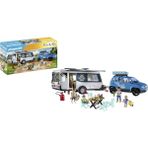 Family Fun 71423 Arabalı Karavan, Kamp, Doğada Çok Yönlü Kamp Eğlencesi, Kapsamlı Aksesuarlar, Tüm Ülke Çapında Ortak Aile Gezisi, 4 Yaş ve Üzeri Çocuklar Için Oyuncak