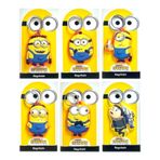 Famosa softies Minions 2 The Rise Of Gru Anahtarlık Kauçuk Anahtarlık Sürpriz Seçim 1 adet, Çok renkli, 6