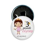 Famous Bebek Şekeri Magnet Bebek Mevlüt Hediyelik Isimli Kapak Açacak (293126423) pembe