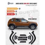 Fams Oto Aksesuar Dacia Duster 2010-2017 Uyumlu Dodik Seti 12 Parça (Beyaz Harfli)