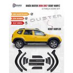 Fams Oto Aksesuar Dacia Duster 2010-2017 Uyumlu Dodik Seti 12 Parça (Sedef Harfli)