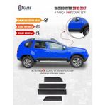 Fams Oto Aksesuar Dacia Duster 2010-2017 Uyumlu Dodik Seti 4 Parça DÜZ (Baskısız)