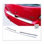 FAMS OTO AKSESUAR Dacia Sandero Krom Arka Tampon Üstü Koruma 2006-2012 arası Paslanmaz Çelik
