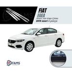 Fams Oto Aksesuar Fiat Egea / Tipo Hb-sedan Krom Yan Kapı Çıtası 4 Kapı P.çelik 2015 ve Üzeri