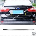 FAMS OTO AKSESUAR Ford Focus 3 Krom Bagaj Alt Çıtası 2010-2018 Arası P.Çelik SEDAN