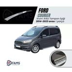 Fams Oto Aksesuar Ford Tourneo Courier Krom Arka Tampon Eşiği 2014-2023 Paslanmaz Çelik