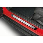 Fams Oto Aksesuar Honda Civic 3D Krom + ABS Kapı Eşiği Koruma Sport Line 2001-2020 arası 4 Prç. P. Çelik (Taşlı)