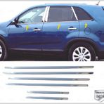 FAMS OTO AKSESUAR Kia Sorento Krom Cam Çıtası 6 parça 2009-2015 arası Paslanmaz Çelik