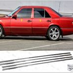 FAMS OTO AKSESUAR M. Benz E Klasse W124 Krom Cam Çıtası 4 parça 1984-1995 arası Paslanmaz Çelik