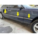 FAMS OTO AKSESUAR Mercedes Benz E Klasse W124 Krom Yan Kapı Çıtası 8 prç. 1984-1995 arası Paslanmaz Çelik