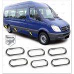 FAMS OTO AKSESUAR Mercedes Sprinter W906 Krom Yan Reflektör Çerçevesi 6 Parça 2006-2018 Arası P.Çelik