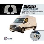 Fams Oto Aksesuar MERCEDES SPRINTER W907 2018> Krom Arka Amblem Çerçevesi 2 Prç. P.Çelik VAN