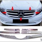 FAMS OTO AKSESUAR Mercedes Vito W447 Krom Ön Panjur 5 prç 2020 ve üzeri GENİŞ MODEL Paslanmaz Çelik