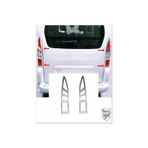 Fams Oto Aksesuar Peugeot Partner Tepee Krom Stop Çerçeve 2 Parça 2008-2012 Uyumlu Arası Paslanmaz Çelik