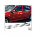 FAMS OTO AKSESUAR Renault Clio 2 Symbol Krom Cam Çıtası 4 prç. 1998-2005 P. Çelik