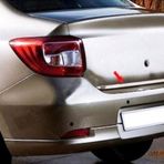 FAMS OTO AKSESUAR Renault Clio 4 Symbol Krom Alt Bagaj Çıtası 2013 Üzeri Paslanmaz Çelik
